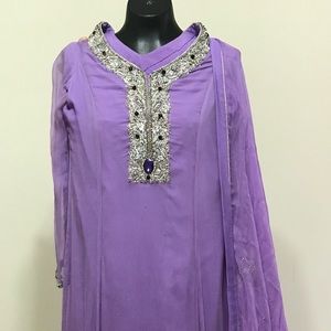 3 piece custom made Pakistani dress 💜